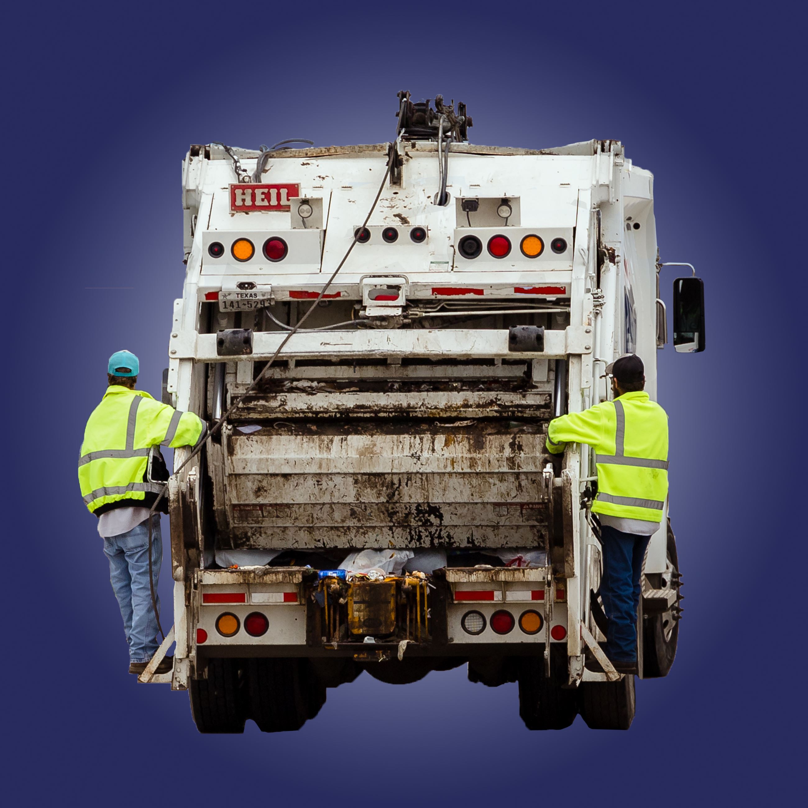 Image of a Commercial Trash Truck Icon
