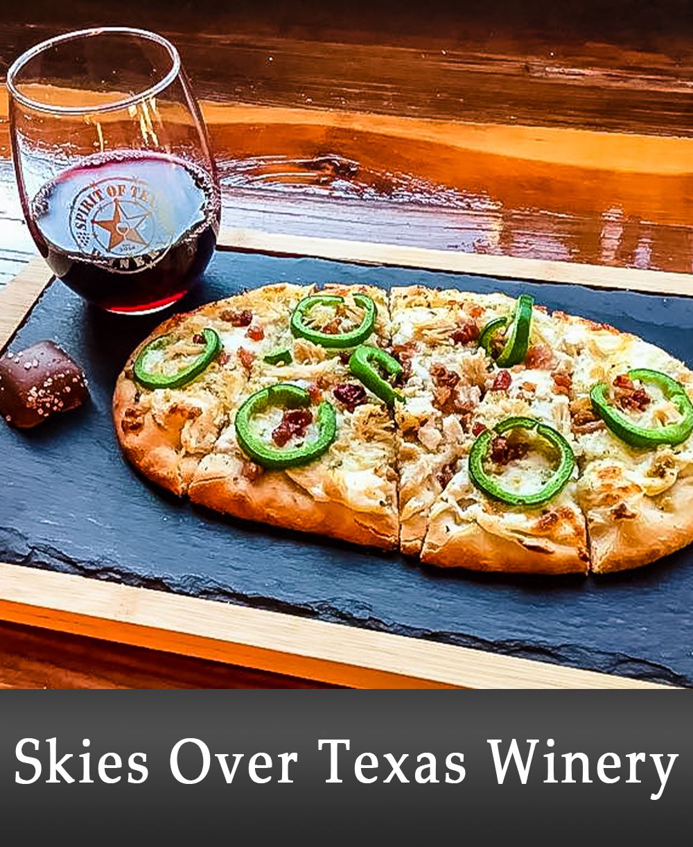 Image of Restaurant Food on a Table with Business Information Below #9