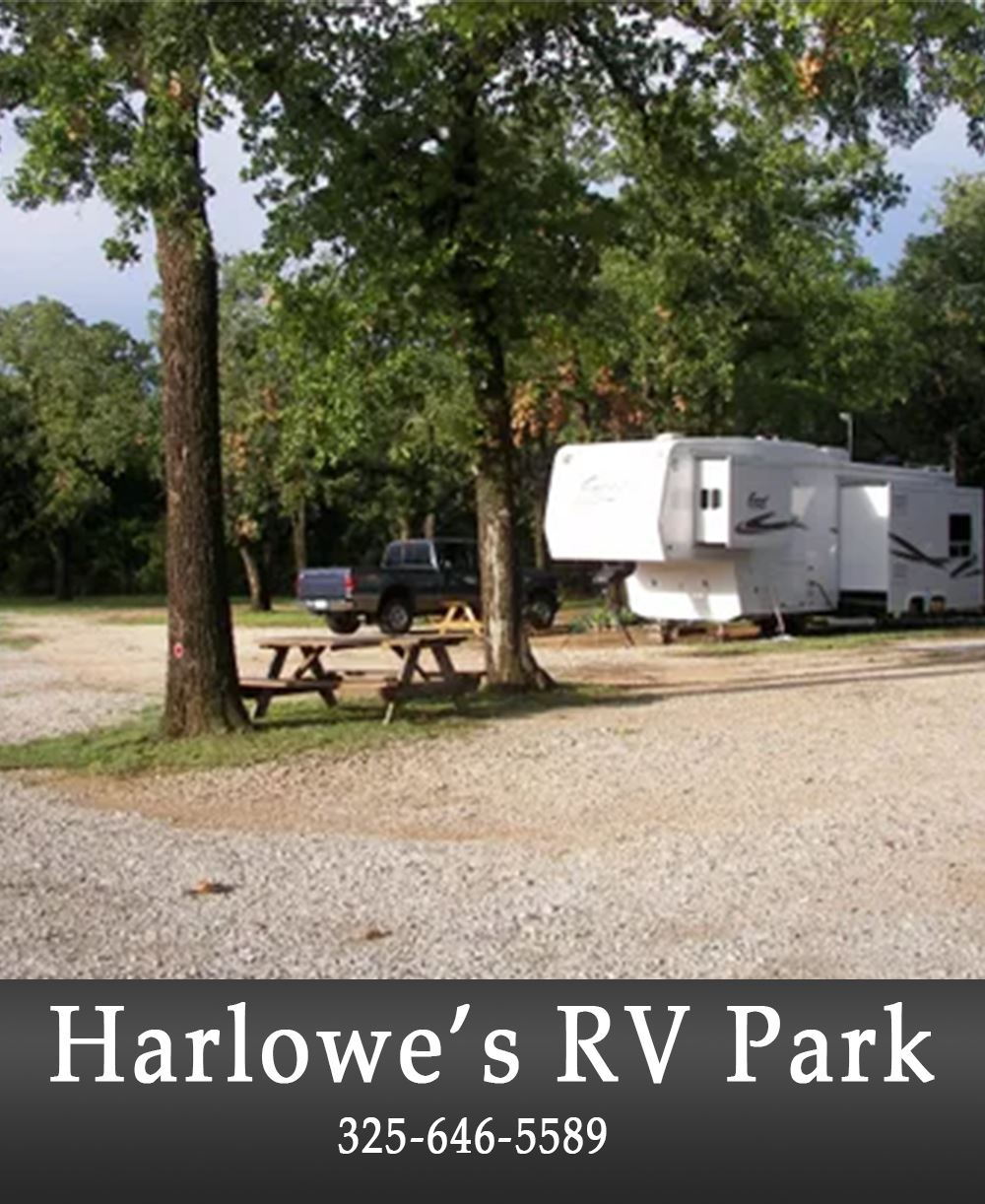 Image of an RV Park with Business Information Below #3