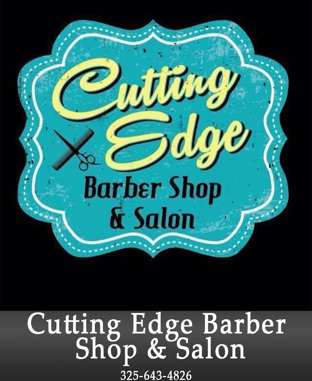Image of Cutting Edge Barbershop Add.