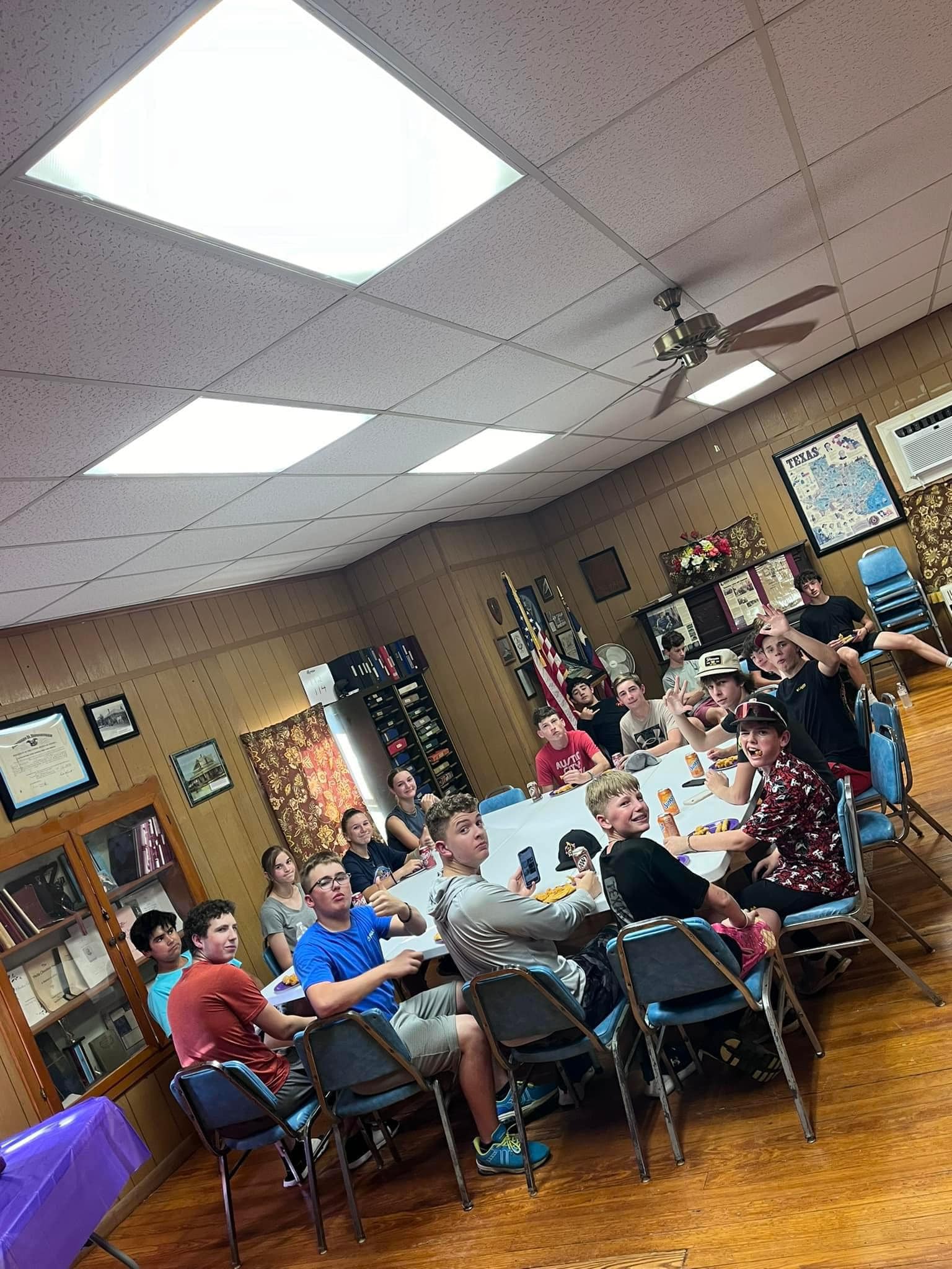 Image of a Group of People at an Event in a Facility