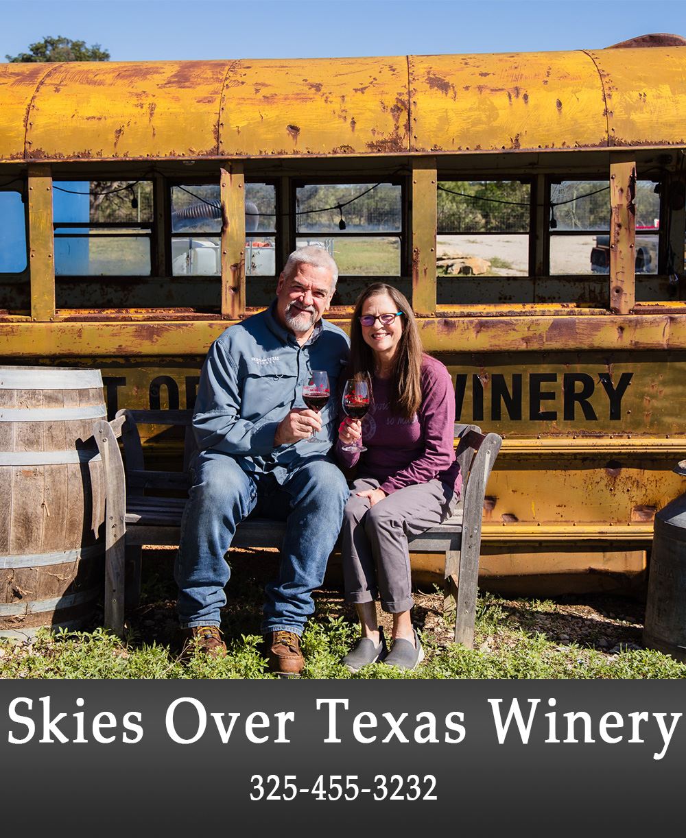 Image of Skies Over Texas Winery Add.