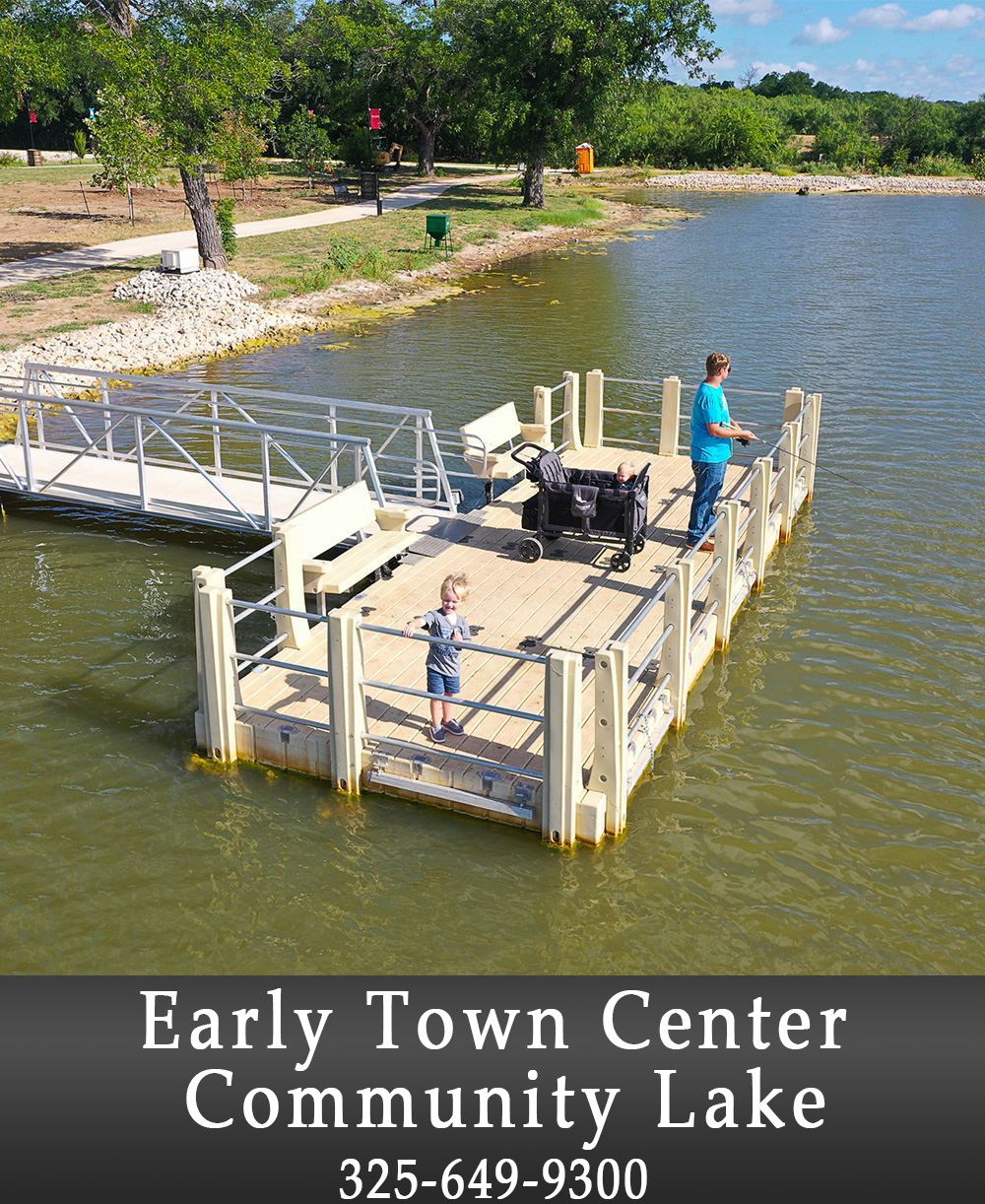 Image of a Community Lake and Contact Information