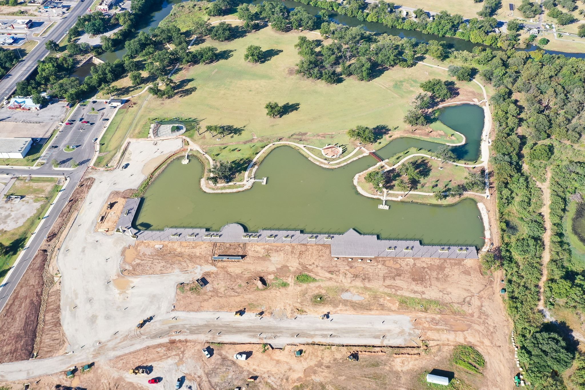 Image of Additional Parking lot construction.