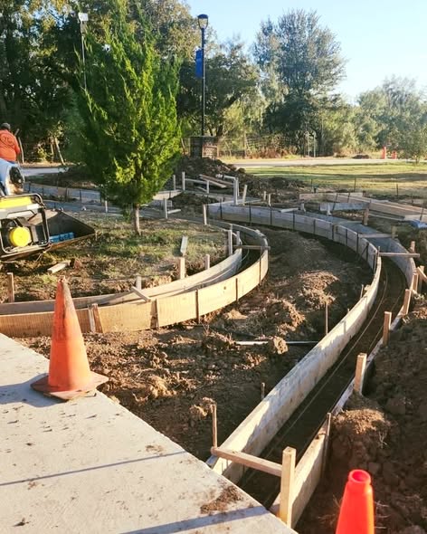 Image of Butter Fly Garden construction.