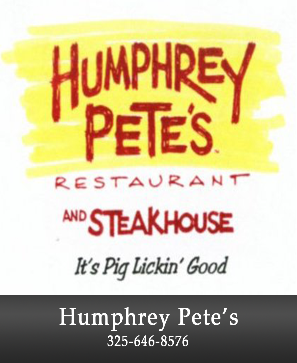 Image of Humphry Pete's Add.