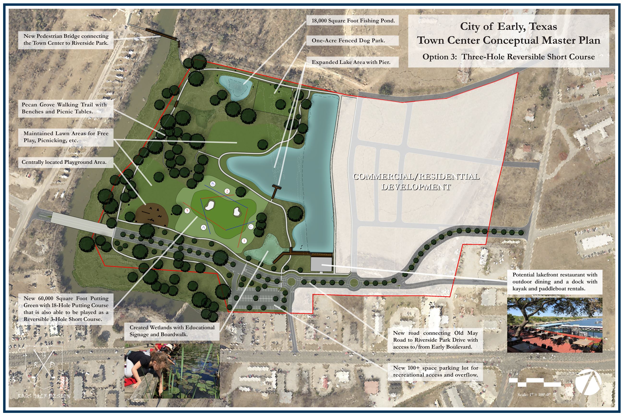 Image of Town Center Master Plan Option